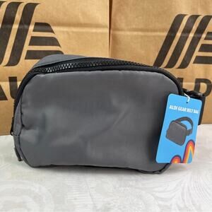 Aldi Gear Belt Bag Grey with Black Belt NWT